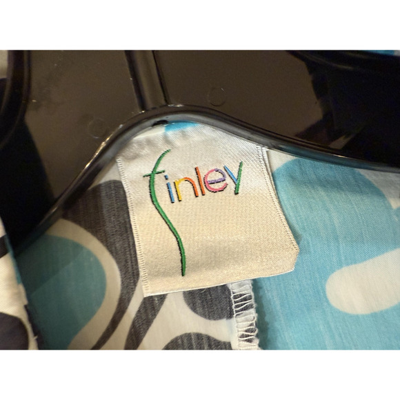 Finley Blouse Womens Small Long Sleeve Button Up Ruched Floral Top Boutque - Picture 3 of 7